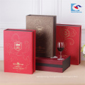 Hot selling custom Luxury cardboard Chinese classic red wine box